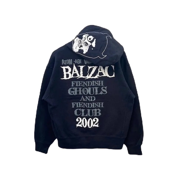 Rare!! Vintage 2002 balzac hoodie japanese punk rock band size large