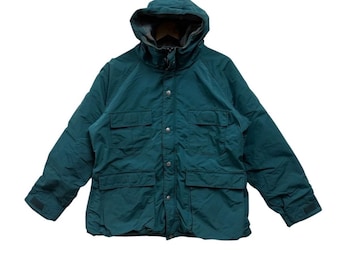 Vintage 90s LL Bean Baxter State Jacket Parka Made In USA