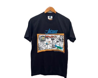 Rare!! Vintage 90s the jetsons by hanna barbera tshirt size medium vintage cartoon made USA