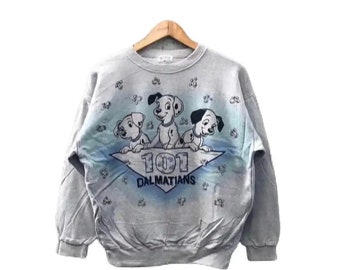 Vintage jaren 90 101 Dalmatiërs sweater cartoon disney