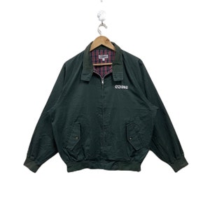 Vintage 90er Jahre ENKEI Wheels Jacke Enkei Harrington Style Size Xlarge