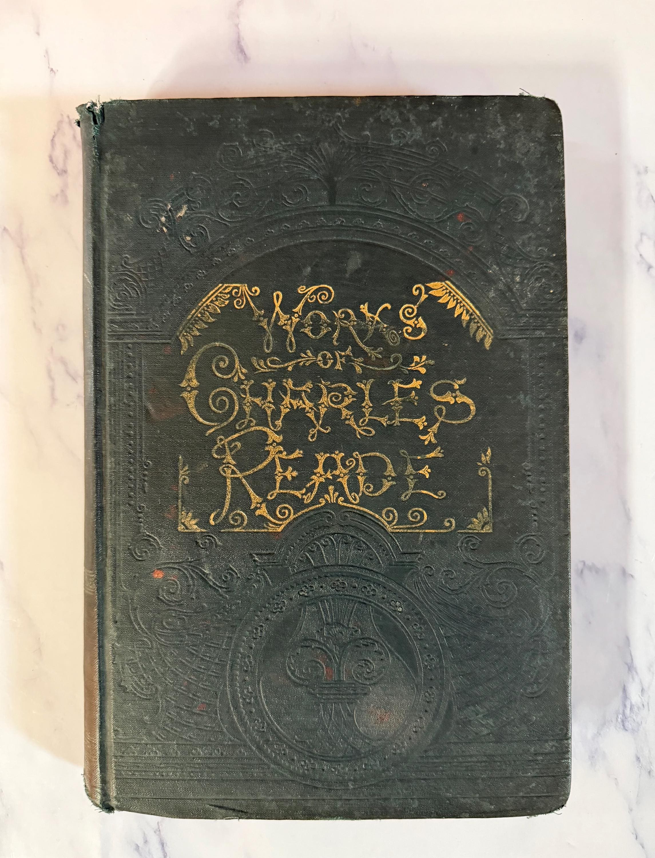 Antique Green Gilt Book - Etsy