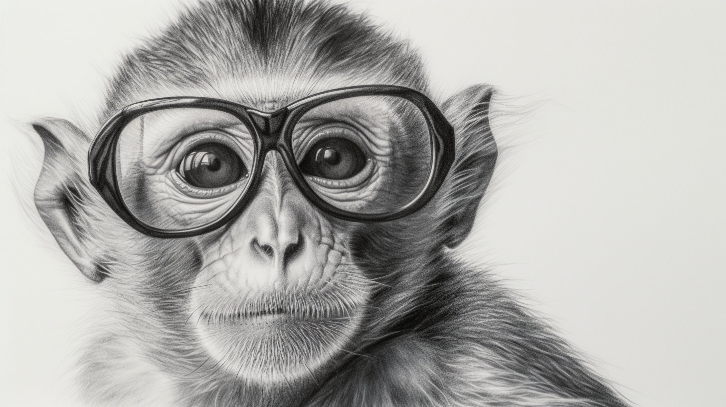 pencil-art-macacos-09  Animal portraits art, Monkey art, Pencil drawings  of animals