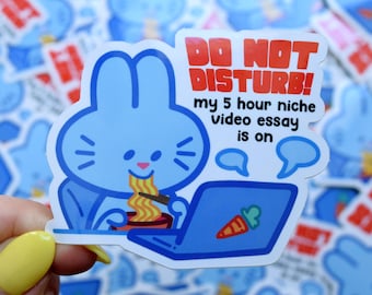 DO NOT DISTURB! Sticker
