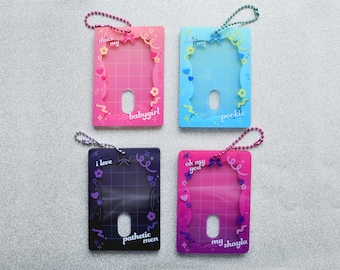 Compact Acrylic Photocard Holders