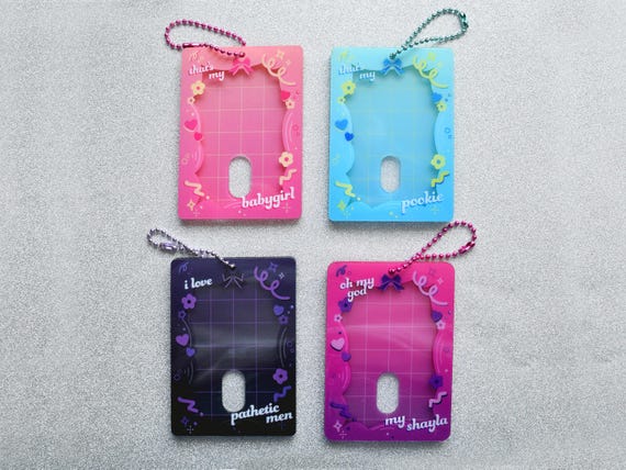 Compact Acrylic Photocard Holders