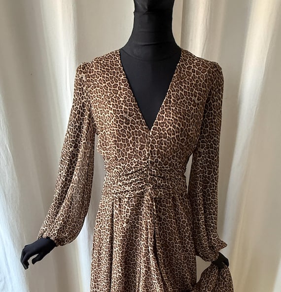 Robe longue leopard style 70s de Blumarine - image 3