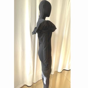 Romeo Gigli vintage 1980s black sheath collector dress