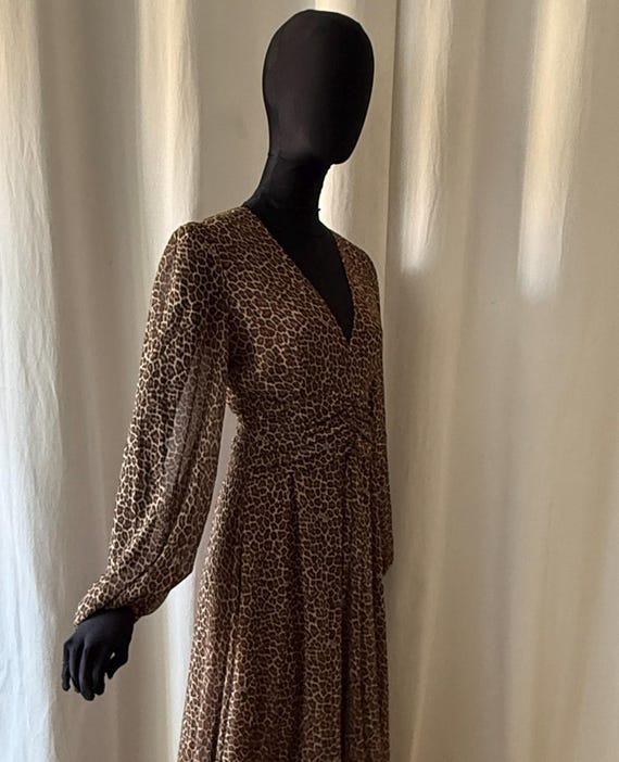 Robe longue leopard style 70s de Blumarine - image 4