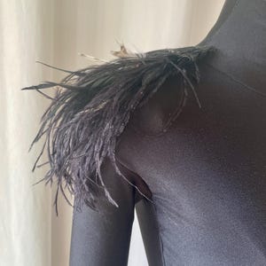 Broche Plume D'autruche Rouille, Corsage De Fleurs Turquoise