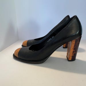Vintage Dries Van Noten pumps from the 2000s.
