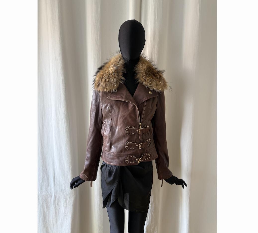 Alaia Leather Jacket - Etsy