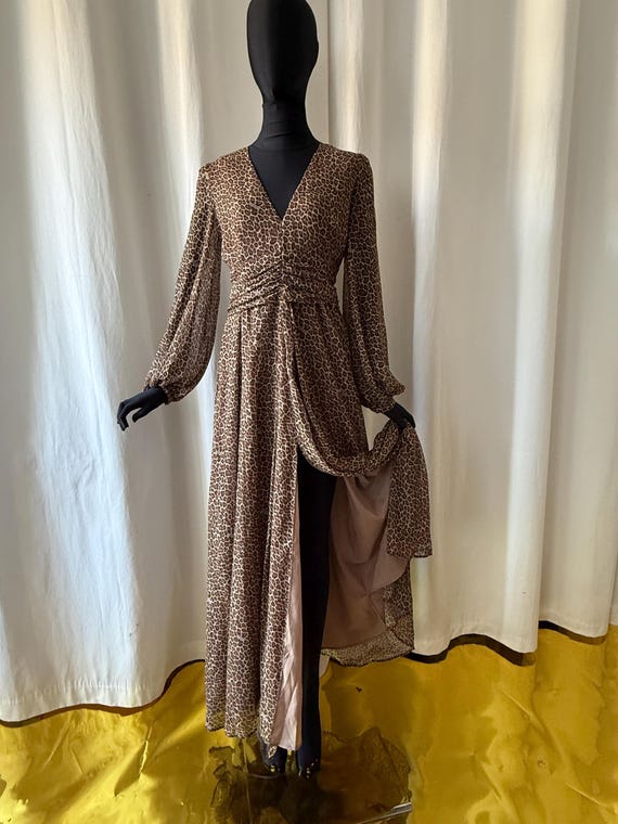 Robe longue leopard style 70s de Blumarine - image 2