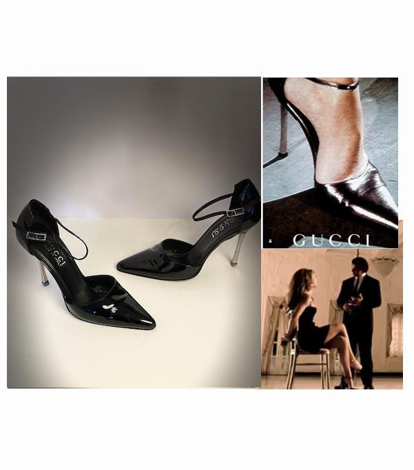 Iconic Black Patent Leather Pumps From Winter 1997 by Gucci by Tom