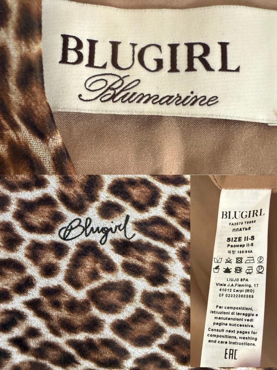 Robe longue leopard style 70s de Blumarine - image 9