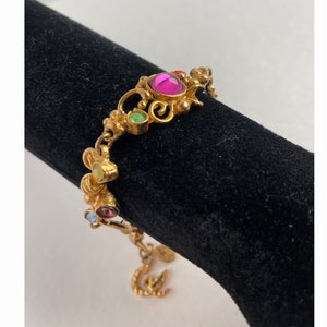 Bracelet vintage 80s Christian Lacroix baroque
