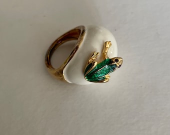 Frog Ring by Kenneth Jay Lane