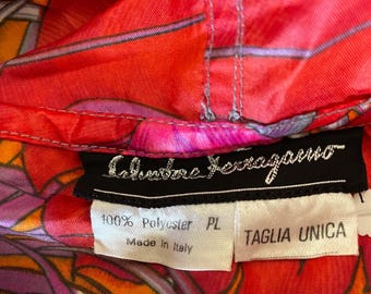 Vintage 80's Salavatore Ferragamo Camouflage Jungle Summer