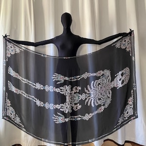 Skull scarf alexander mcqueen - Etsy 日本