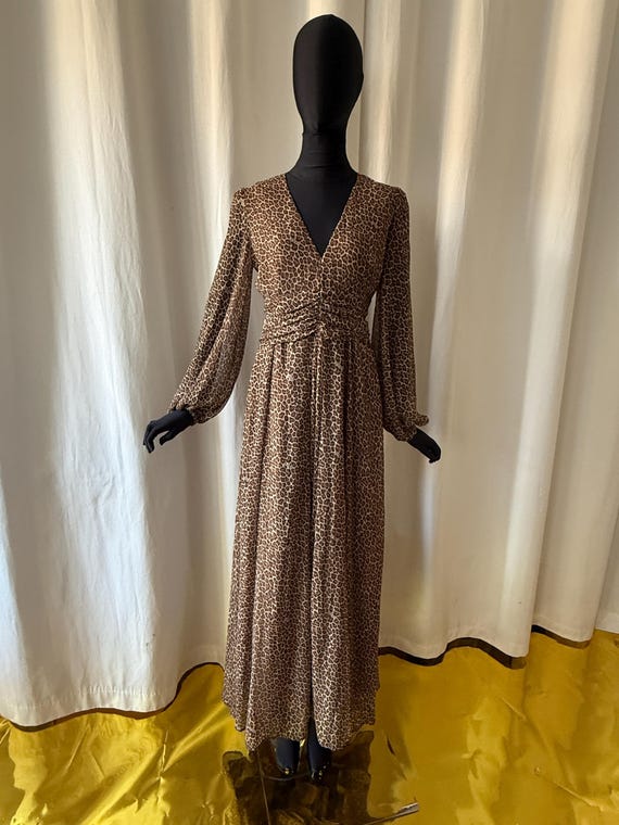 Robe longue leopard style 70s de Blumarine - image 8
