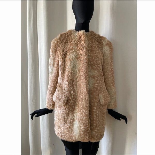 Manteau en fausse fourrure Miu Miu