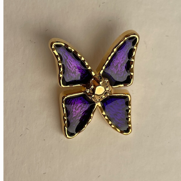 Broche pin papillon Yves Saint Laurent 90s