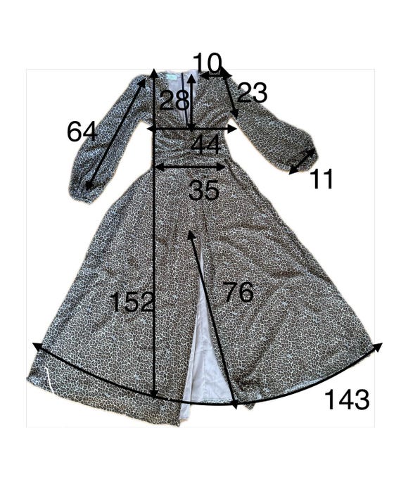 Robe longue leopard style 70s de Blumarine - image 10