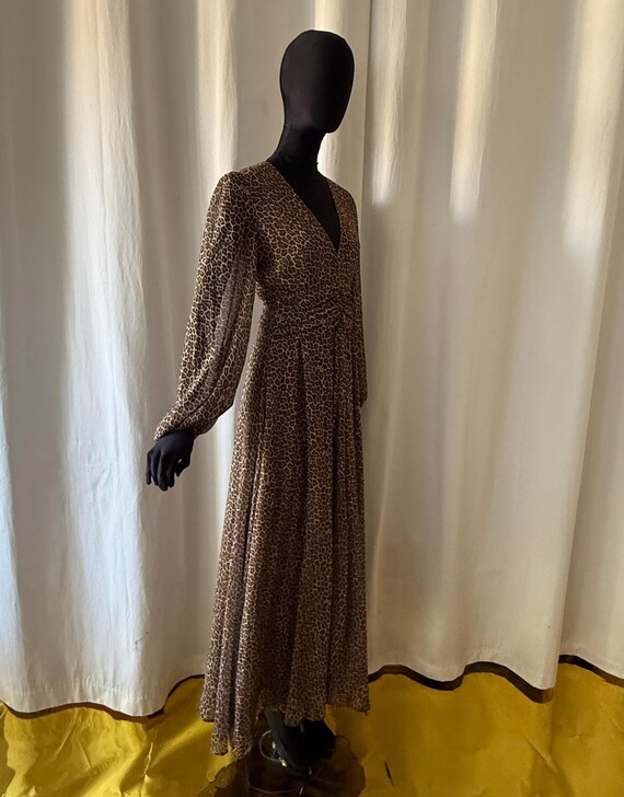 Robe longue leopard style 70s de Blumarine - image 5
