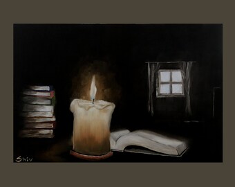 A Light to See the Light | original oil painting