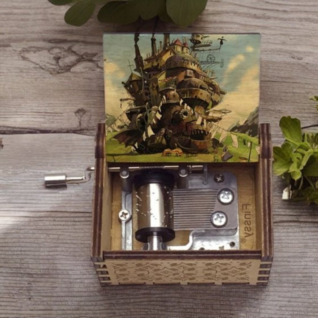 Howls Moving Castle Music Box Studio Ghibli Music Box Etsy