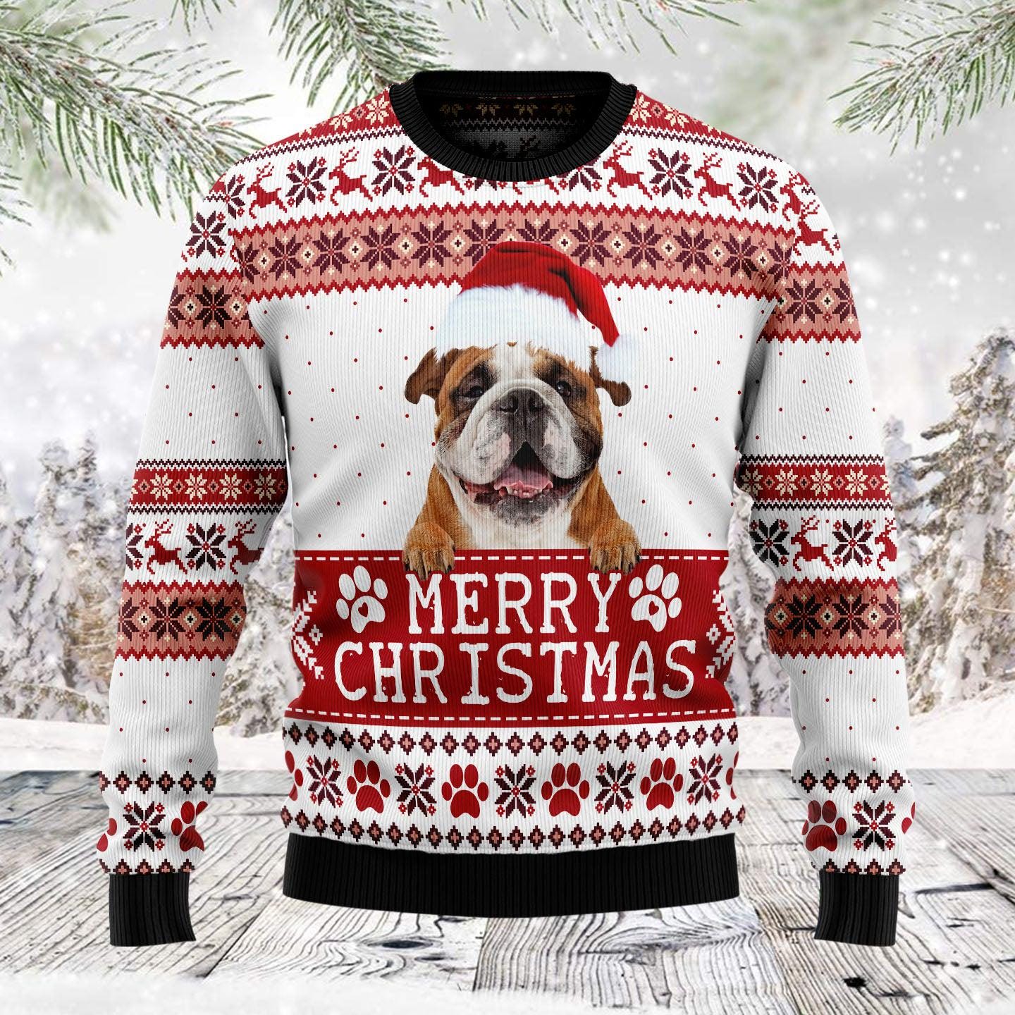 Bulldog Ugly Xmas