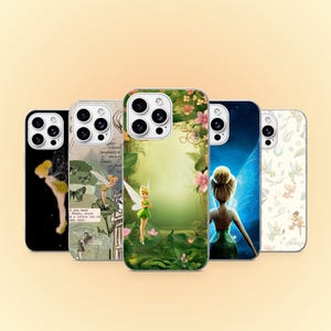 Tinker Bell Phone Case Fairy Tail Cover for iPhone 18Pro,17, 16, 15, 14, 13 Samsung S26Fe S25, S24, S23, A16, A56, Pixel 11, 10Pro