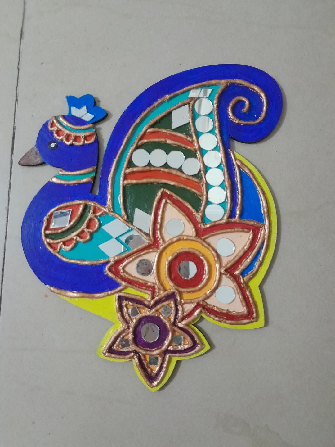 Lippan Art Peacock On Mdf Board Etsy lippan-art-peacock-on-mdf-board-etsy