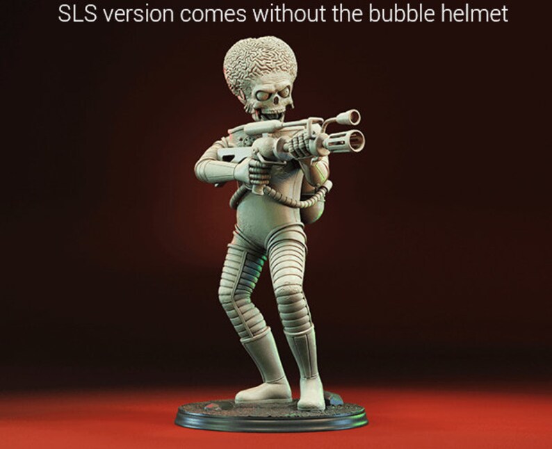 Mars Attacks Alien Invasion High Quality 3D Printer Etsy