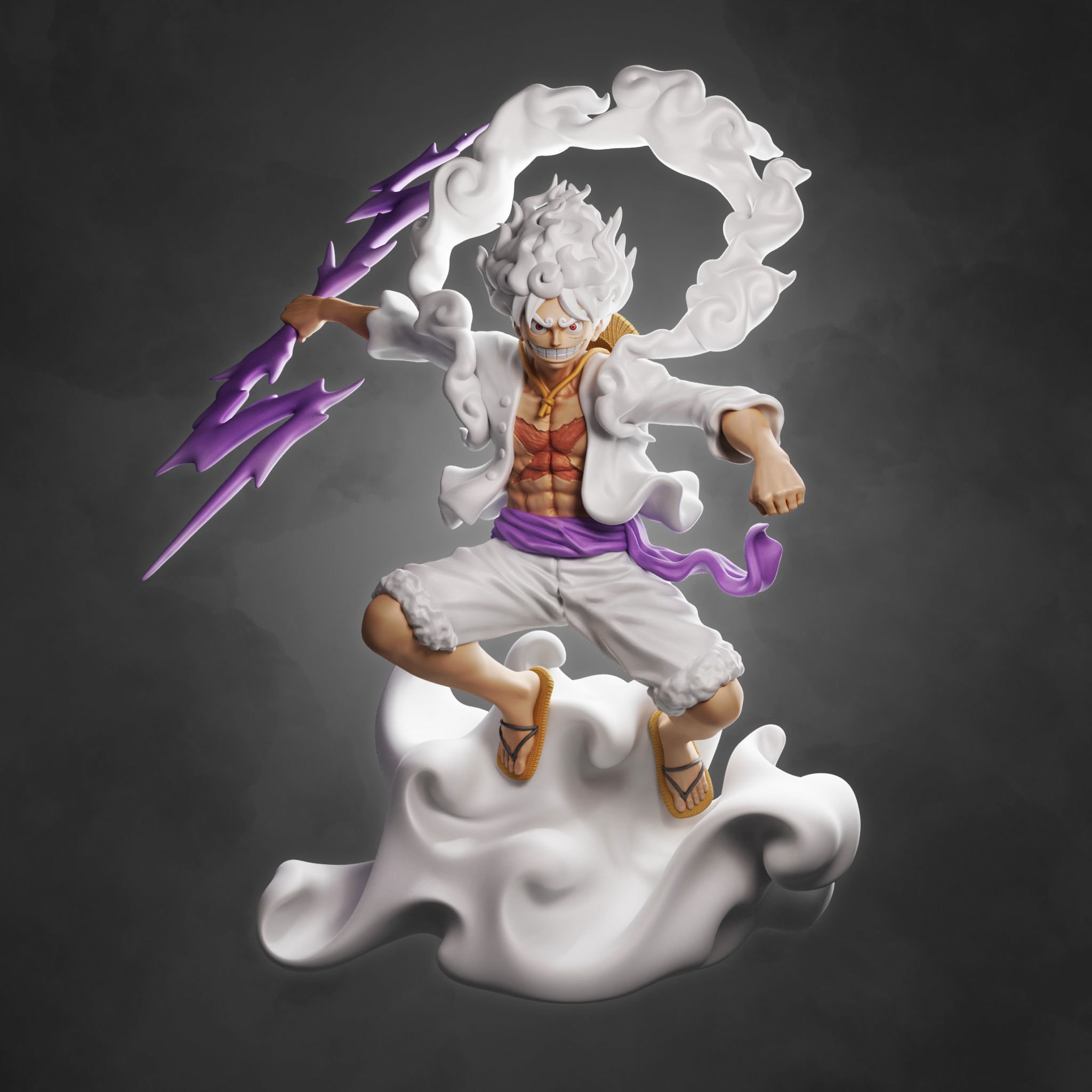 One Piece Action Figures - 13cm Nika Luffy The God Of Sun PVC Model Figure  - ®One Piece Merch