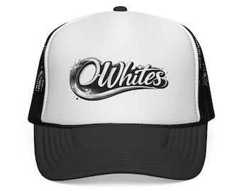 oWhites Script Logo Trucker Cap | Retro Brush Script Trucker Cap
