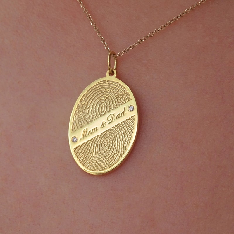 Fingerprint Pendant - Etsy