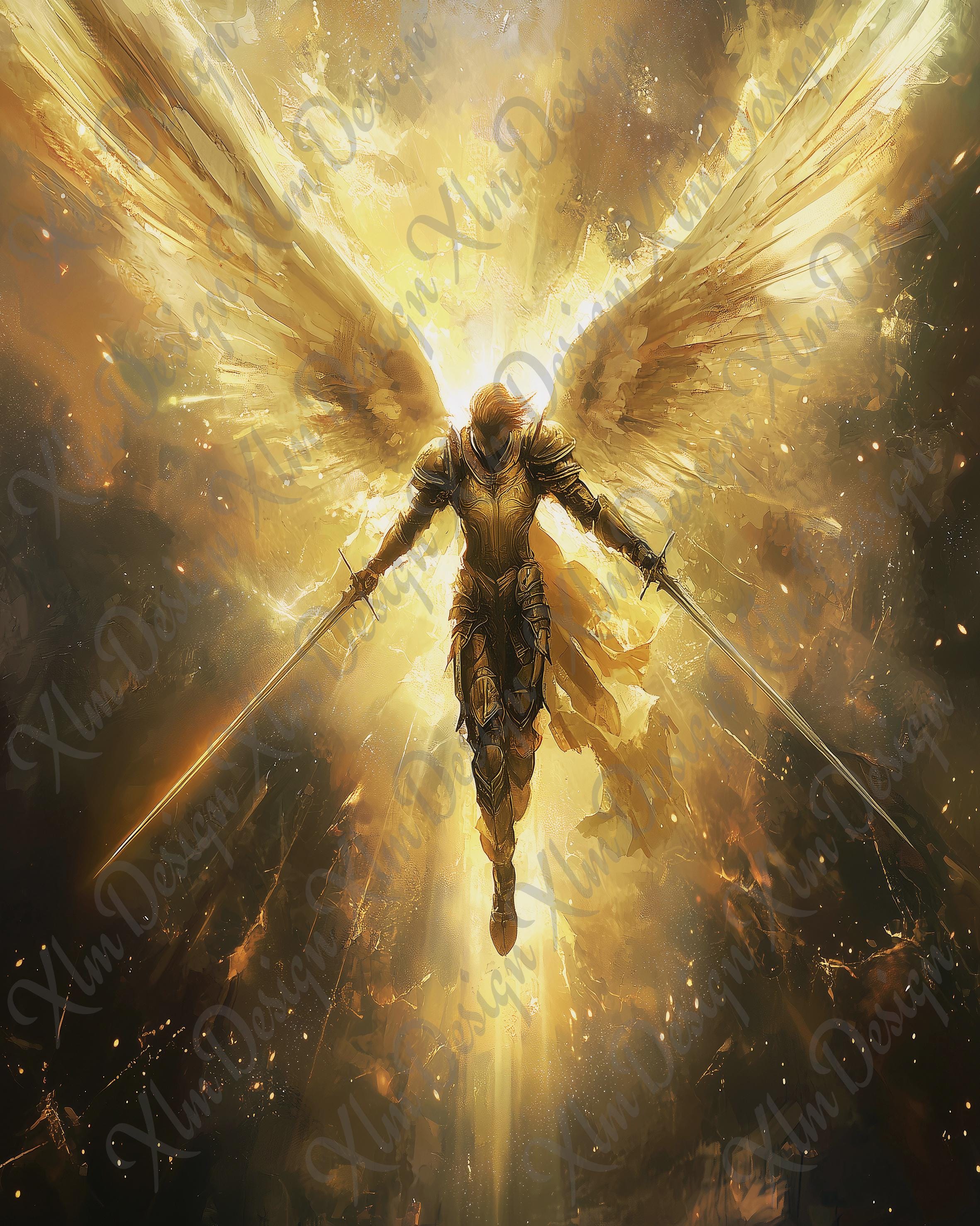 Archangel Michael Warrior of God and His Two Swords to Download ...