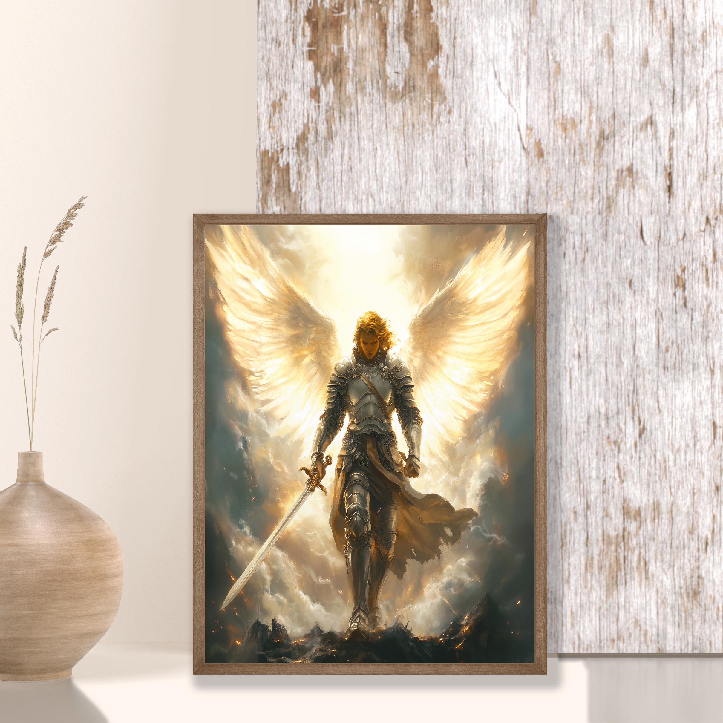 Archangel Michael Warrior of God and His Divine Wings to Download ...