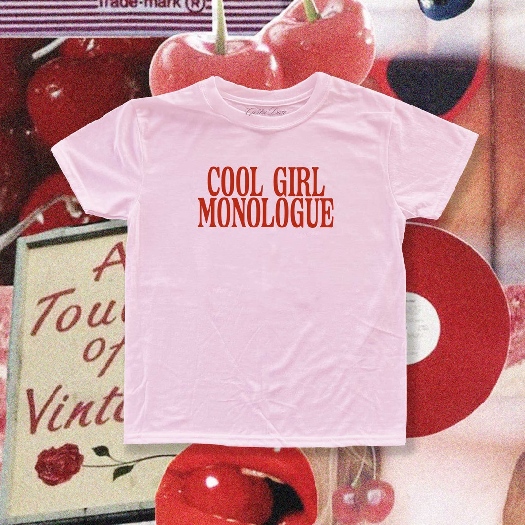 Y2k Cool Girl Monologue Coquette 90's Baby Tee Film Etsy
