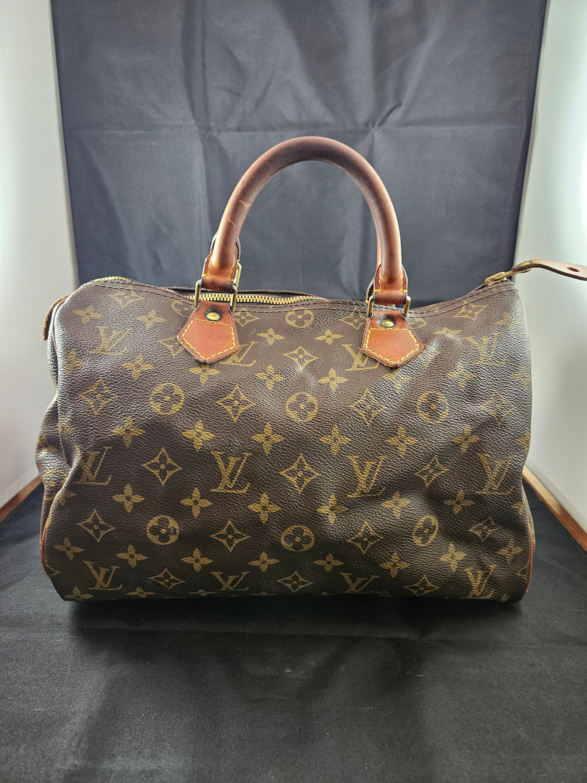 Satin Pillow Luxury Bag Shaper For Louis Vuitton Speedy 25/30/35/40  (Burgundy) - More colors available