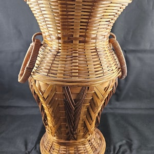 Vintage 60s Japanese Vase with Bamboo Design – Rocket City Retro