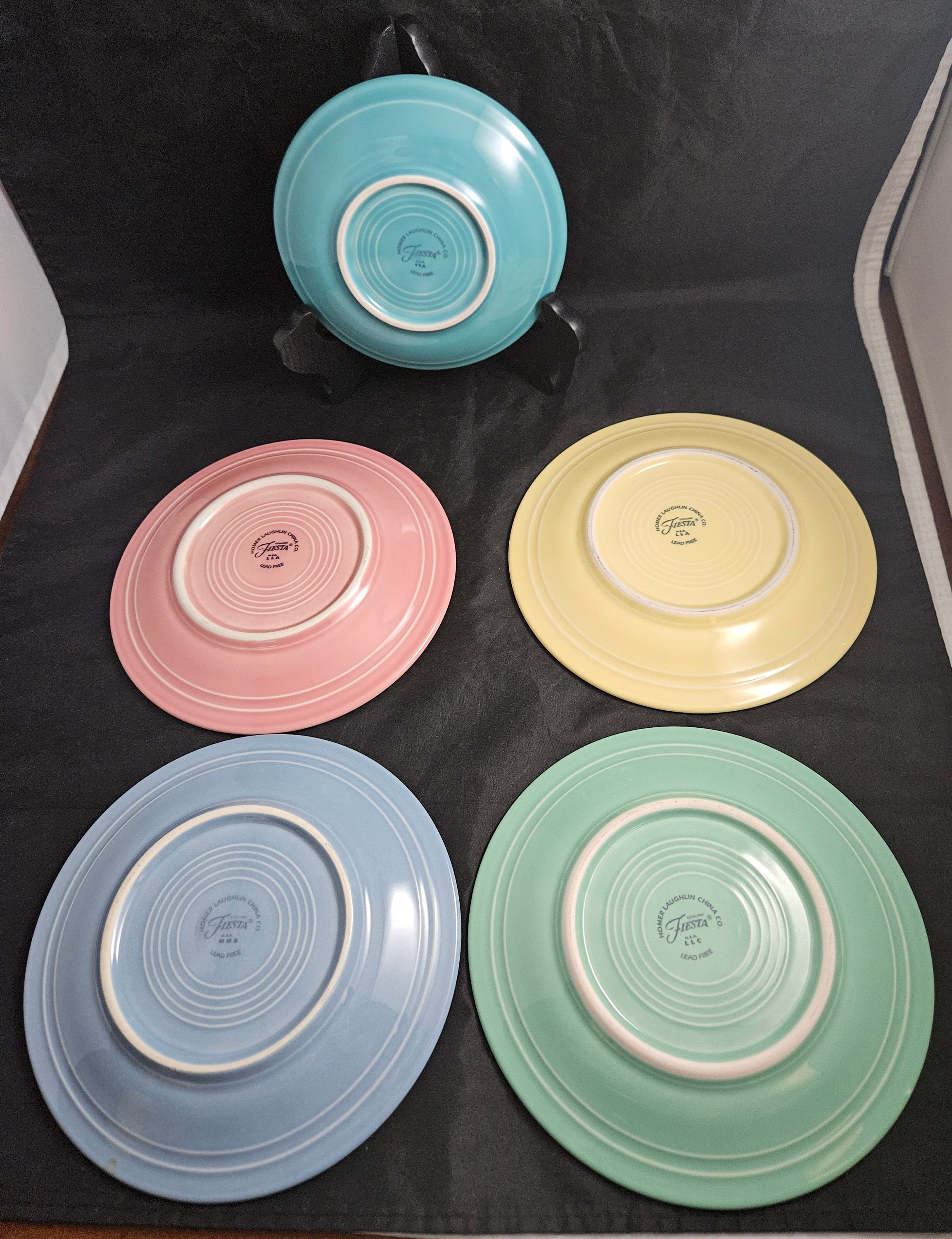 Vintage Fiesta Ware Various Pieces and Colors 80s, 90s, 2000's