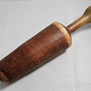 Antique Wood Pounder, Mallot or Pestle. Old Wood Pill Grinder Pestle, Mallet or Meat Pounder. Great for an Antique Kitchen Display