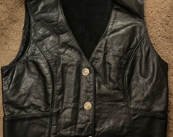 Vintage biker vest