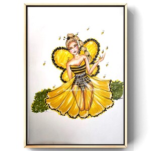 Queen Bee Art Print