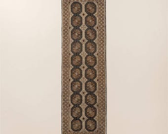 Pascala Hand-Knotted Taupe Wool Runner Rug 2.5'X8' 3x12 3x15 3x18 Large Area Runner Rugs For Gallery Stair Case and Kitchen