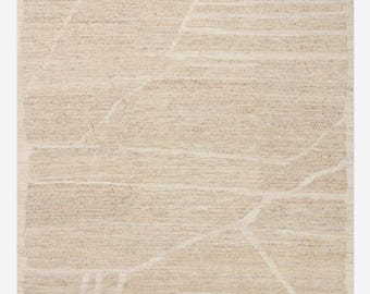 Franca Hand-Knotted Wool Rug 8x10 9x12 10x14 For Livingroom Bedroom Made To Order in Any Sizes