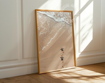 Beach & Sea "Turtles" poster on matte premium paper, decoration, wall decoration.