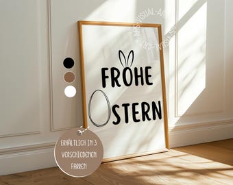 Easter "Happy Easter #2" poster on matte premium paper, decoration, wall decoration